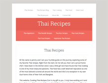 Tablet Screenshot of cooking-thai-recipes.com